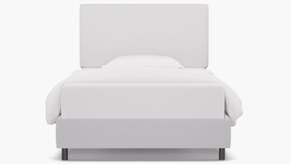 Premium Plain White Bedsheet - Cotton Satin Fabric TC300