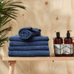 "Premium Cotton Bath Towels - Elegant colors"