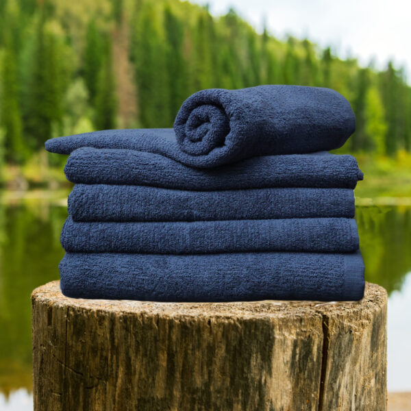 "Premium Cotton Bath Towels - Elegant colors"