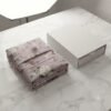 Premium Cotton Percale Light Purple Floral Print Luxury Bedsheet with Pillowcase
