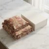 Pink/Red Floral Print Design Bedsheet with Pillowcase Premium Cotton Percale