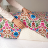 Gemini_Generated_Image_q0ful7q0ful7q0fu Premium Finest Cotton Percale Multicolour Floral Print Bedsheet with Pillow Case