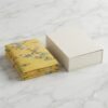 Premium Cotton Satin Double Yellow Floral Print Design Bedsheet with Pillowcase