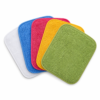12 Pieces Reusable Microfiber Baby Wipes | Ultra Soft Multi-Color Cleaning Cloths | Highly Absorbent, Lint-Free & Washable | Gentle for Baby Care, Face, Kitchen & Household Cleaning