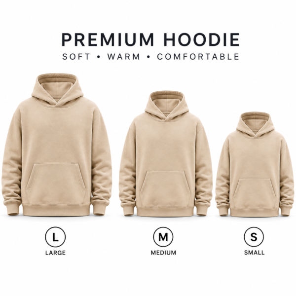ChatGPT Image Aug 3, 2026, 07_18_24 PM Premium Unisex Beige Fleece Hoodie - Ultra Soft & Warm Pullover Sweatshirt
