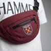 West Ham United "HAMMERS" T-Shirt & Maroon Crossbody Bag Set | Official Fan Streetwear Combo for Men & Women