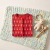 Nottingham Forest FC Official Baby Footed Romper | Red All-Over Print Sleepsuit with Integrated Footies