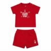 Nottingham Forest FC "Future Forest Star" Baby T-Shirt & Shorts Set | Red Athletic Summer Outfit for Infants