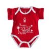 Nottingham Forest Style Funny Baby Bodysuit | Red & White "Cutest" Quote Romper for Newborns & Infants