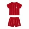 Nottingham Forest Official Style Baby T-Shirt & Shorts Set | Red Striped Summer Outfit for Infants