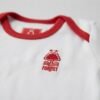Nottingham Forest Official Style Baby Romper | White & Red Tree Crest Newborn Bodysuit for Little Fans