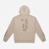 West Ham United Official Style Beige Hoodie | Est. 1895 Hammers Graphic Streetwear Pullover for Men & Women
