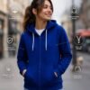 WhatsApp Image 2026-08-04 at 10.52.56 PM Unisex Royal Blue Full Zip Hoodie – Premium Cotton Fleece Hooded Sweatshirt with Kangaroo Pocket