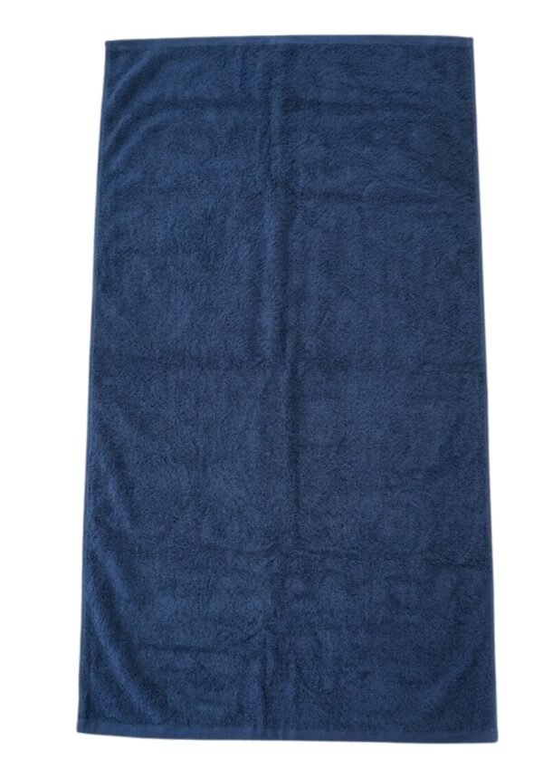 Premium Navy Blue Cotton Bath Towel – Ultra Soft, Highly Absorbent & Quick-Dry Bathroom Towel