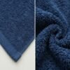 Premium Navy Blue Cotton Bath Towel – Ultra Soft, Highly Absorbent & Quick-Dry Bathroom Towel