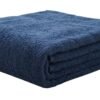 Premium Navy Blue Cotton Bath Towel – Ultra Soft, Highly Absorbent & Quick-Dry Bathroom Towel