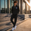 Premium Light Blue Full Zip Hoodie for Men & Women | Soft Cotton Blend Casual Hoodie with Hood & Zipper