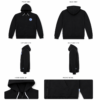 Premium Light Blue Full Zip Hoodie for Men & Women | Soft Cotton Blend Casual Hoodie with Hood & Zipper